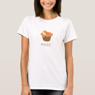 Apelsin Frukt Cupcake Tee