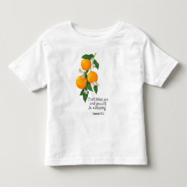 Apelsin Frukt Genesis 12:2 T Shirt