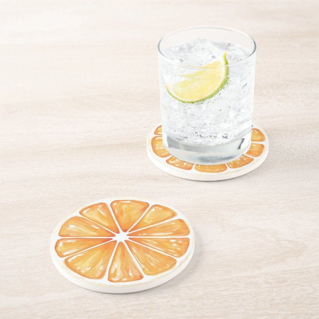 Apelsin Frukt Underlägg (Sidan)