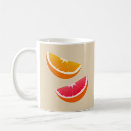 Apelsin & Grapefrukt Citrus Kaffe Mugg Present