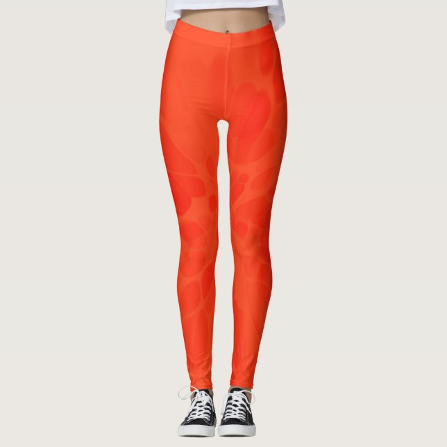 Apelsin tie-dye leggings (Framsida)
