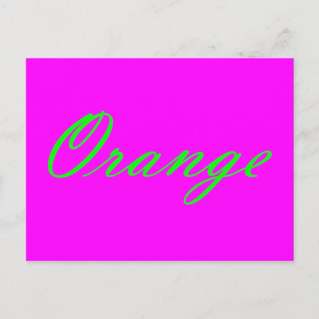 Apelsin Vykort (Framsida)