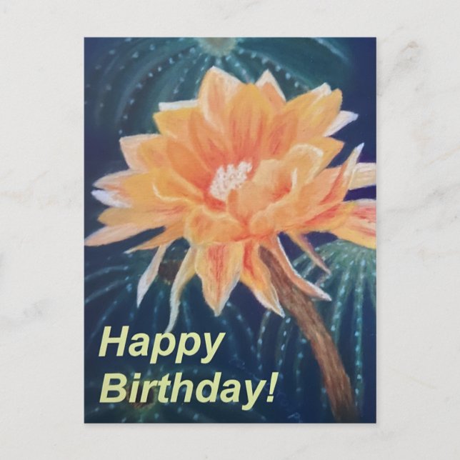 Apelsinblomma Vykort (Framsida)