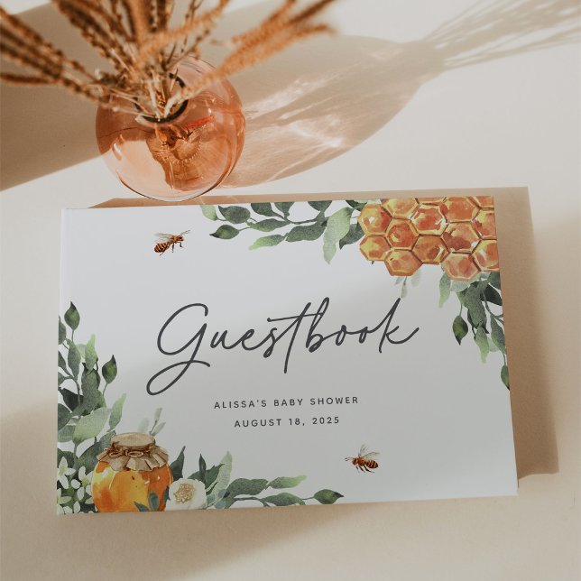 Apelsinblomshonungsbi Evenemangsgästbok Gästböcker (Skapare uppladdad)