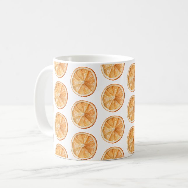 Apelsiner Frukt Kaffemugg (Framsida vänster)