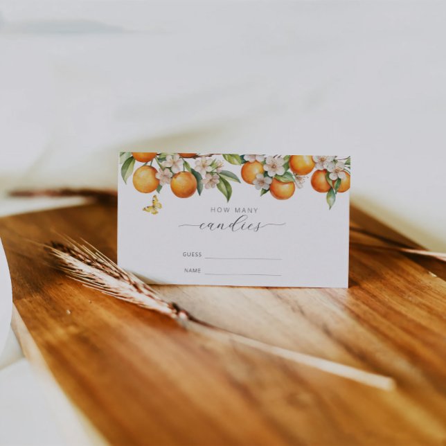 Apelsiner Och Grönska Hur Många Godisar Betingad S Tilläggskort (Skapare uppladdad)