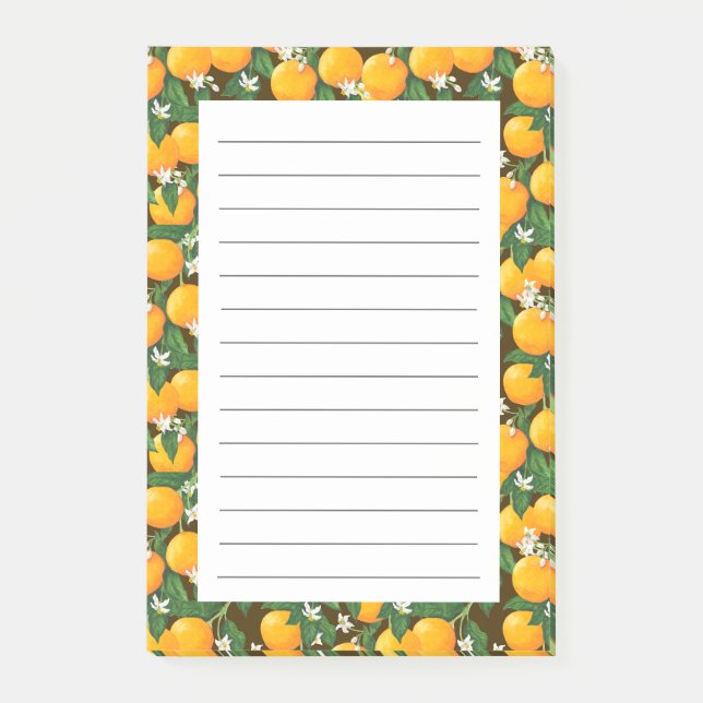 Apelsiner Post-it Block (Framsida)