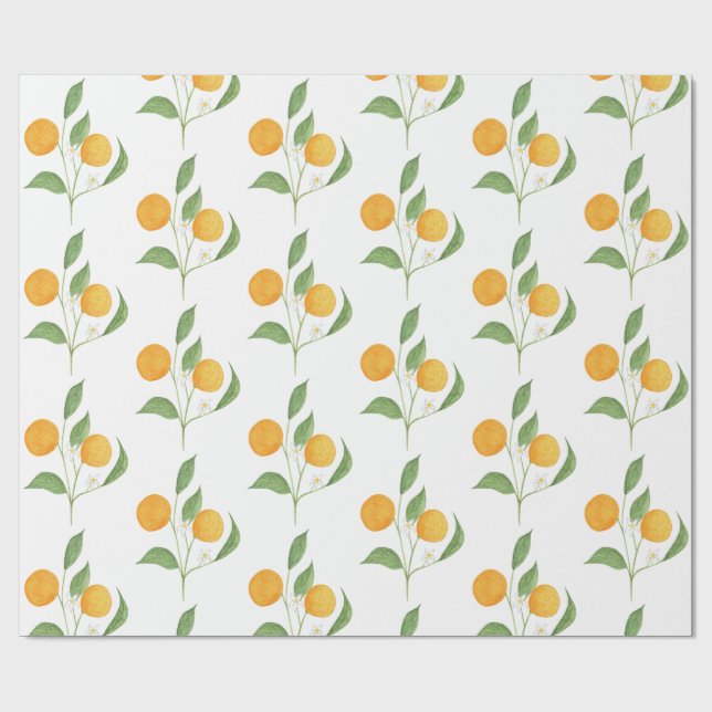 apelsiner presentpapper (Platt)