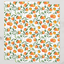 Apelsiners Scrapbookpapper