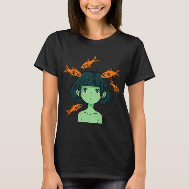 Apelsinfiskar T Shirt (Framsida)