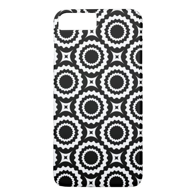 Apelsingula cirklar mönster Case-Mate iPhone skal (Baksida)