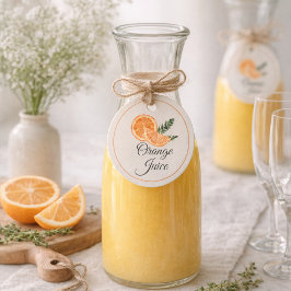 Apelsinjuice Mimosa Bar Kanna Etikett