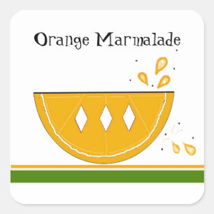 Apelsinmarmelad Klistermärken