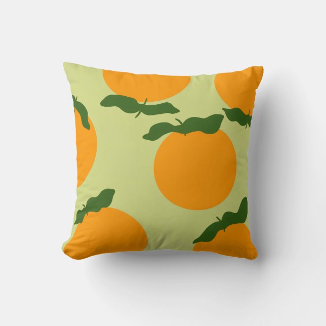 Apelsinmönsterdesign Kudde (Framsida)