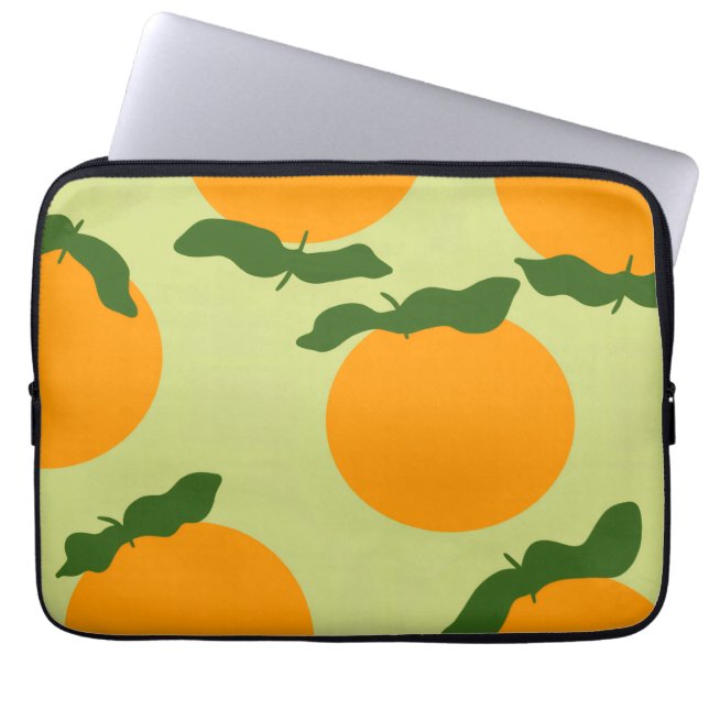 Apelsinmönsterdesign Laptop Fodral (Framsidan)