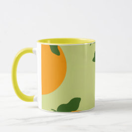 Apelsinmönsterdesign Mugg