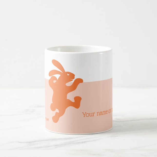 Apelsinorange Kanin! Mugg (Center)