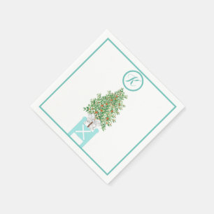 Apelsinträd Topiary Chinoiserie Pappersservett