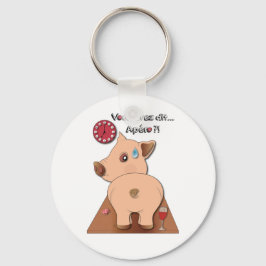 Apéro ! (écrits en noir) nyckelring