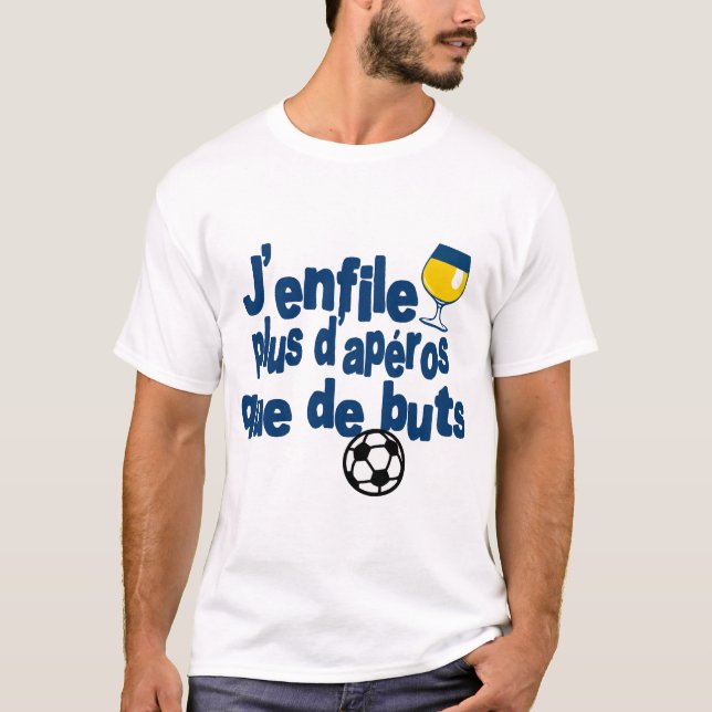 apero pastis 51 alcool humour sport foot citation  t shirt (Framsida)