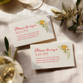 Aperol Bröllopsfest Recept Tilläggskort