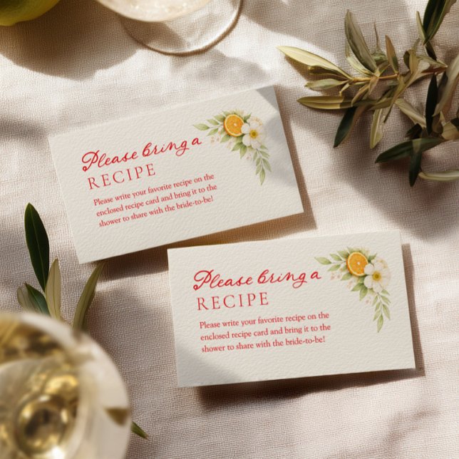 Aperol Bröllopsfest Recept Tilläggskort (Skapare uppladdad)