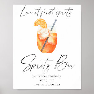 Aperol möhippa - spritz pub poster