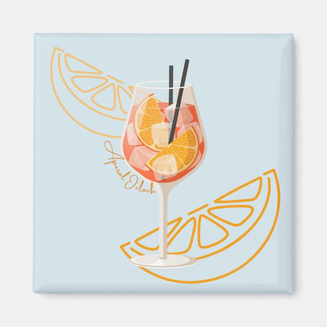 Aperol O'Clock Magnet (Framsidan)