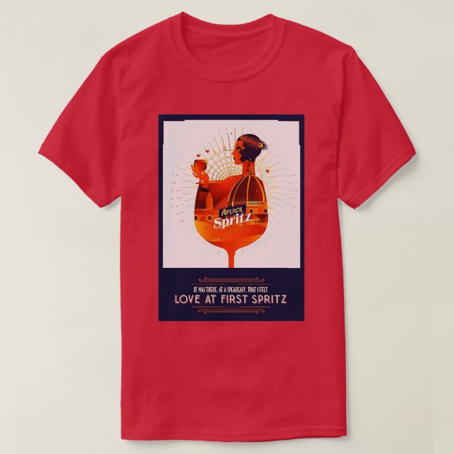 Aperol-Pinup T Shirt (Design framsida)