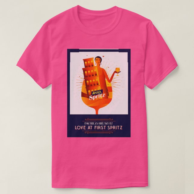 Aperol Pisa T Shirt (Design framsida)