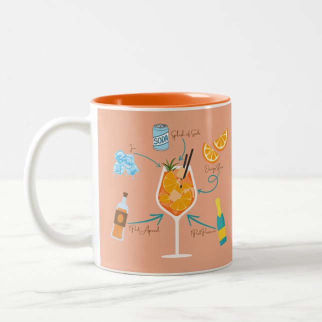 Aperol Recipe Två-Tonad Mugg (Vänster)