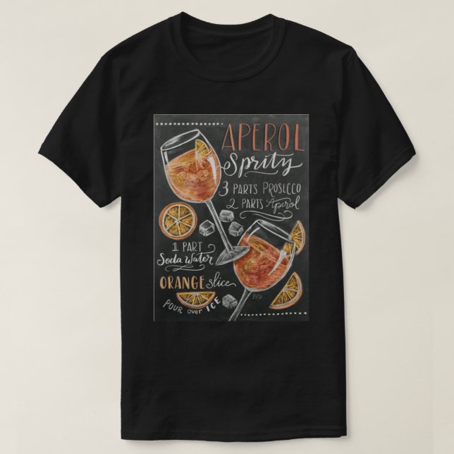 Aperol Spritz (3) T Shirt (Design framsida)