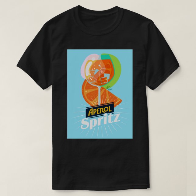Aperol Spritz (4) T Shirt (Design framsida)