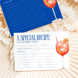 Aperol Spritz A Speciell Recept for the Bride Tilläggskort