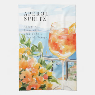 Aperol Spritz Amalfi Italien Köksdukar Kökshandduk