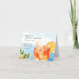 Aperol Spritz Amalfi Italien Möhippa Tack Kort