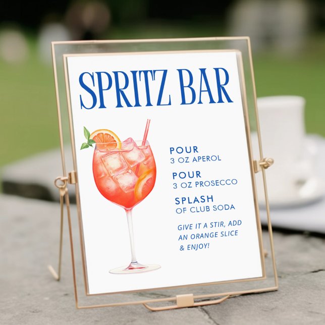 Aperol Spritz Bar Poster (Skapare uppladdad)