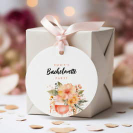 Aperol Spritz Blommig Sjungmöfest Gåvor Etiketter