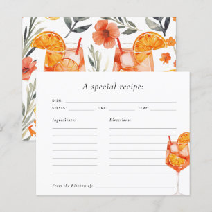 Aperol Spritz Blommigt Watercolor Möhippa Recipe C