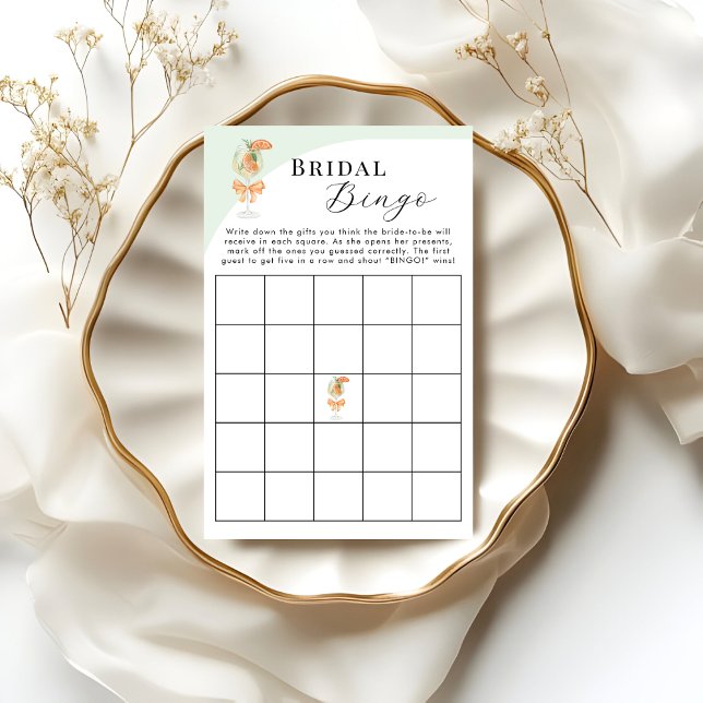 Aperol Spritz Bridal Bingo Bridal Shower Game (Skapare uppladdad)