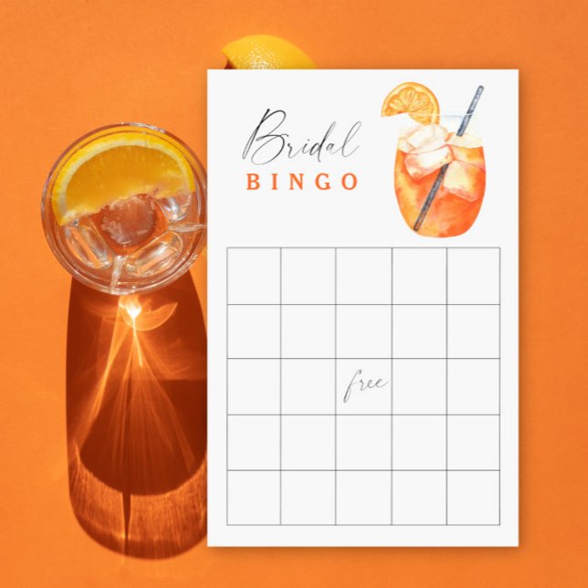 Aperol Spritz Bröllopsbingospel (Skapare uppladdad)