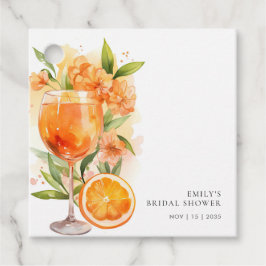 Aperol Spritz Bröllopsdusch Gåvor Etiketter