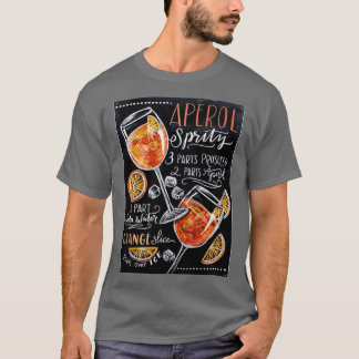 Aperol Spritz Chalkboard Poster T Shirt