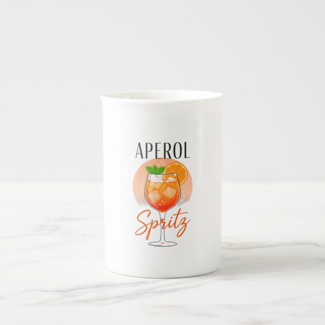 Aperol Spritz Cocktail Design Benporslin Mugg (Framsidan)