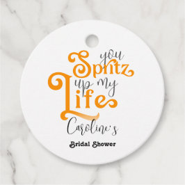 Aperol Spritz Cocktail Italiensk Bröllopsfest för  Gåvor Etiketter