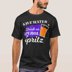 Aperol Spritz Cocktail Party Alcohol Drink (sommar T Shirt