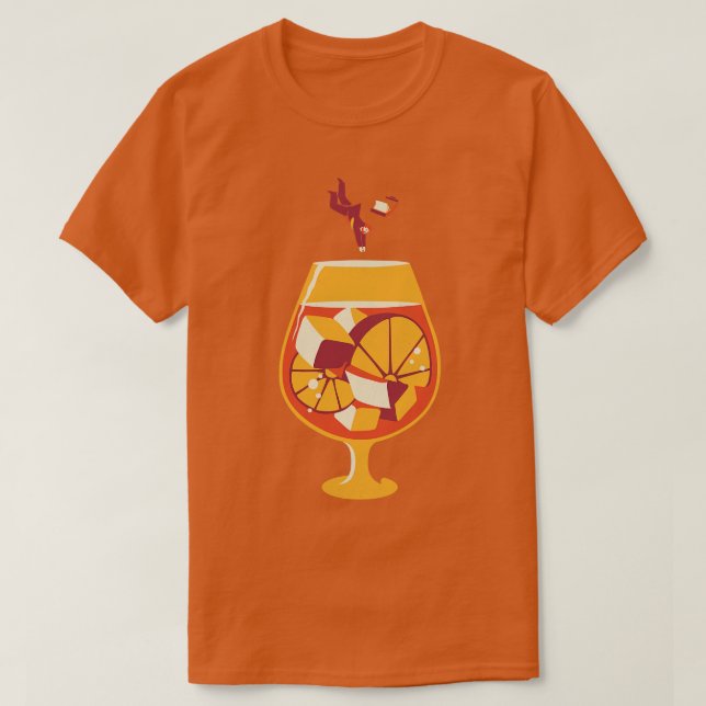 Aperol Spritz Dive in Summer Design CEO by Tobe Fo T Shirt (Design framsida)