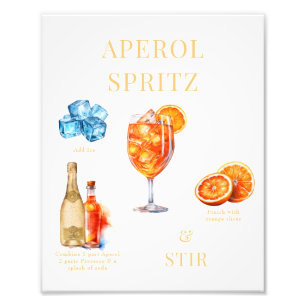 Aperol Spritz Drink Fototryck
