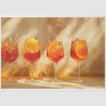 Aperol Spritz Drink Glasses Italien Photo Mönster