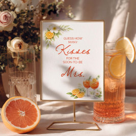 Aperol Spritz Gissa Hur Många Kyssar Poster